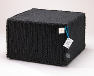 puf comfortable flat graphite