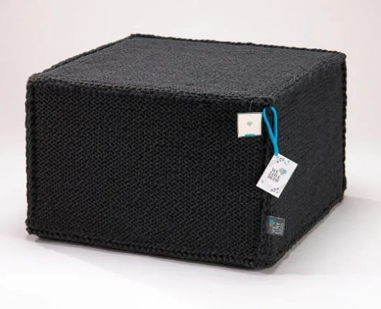 puf comfortable flat graphite