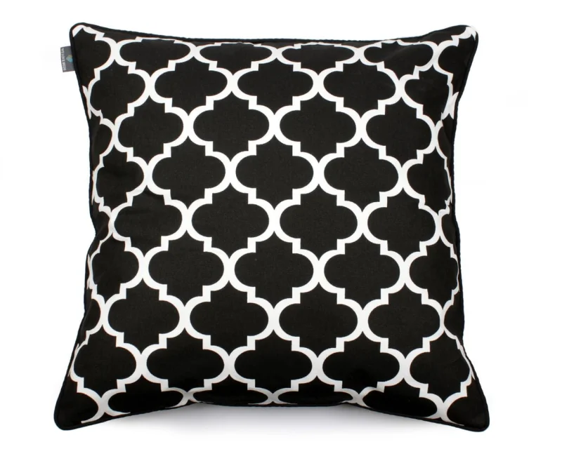 Poduszka dekoracyjna Clover Black White 60x60cm