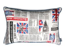 Decorative pillow  Newspaper 40x60 cm