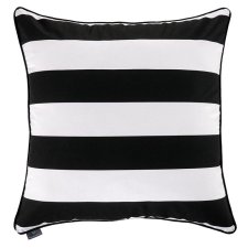 Decorative pillow Belts Black White 