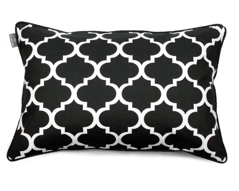 Poduszka dekoracyjna Clover Black White 40x60cm