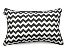 Decorative pillow  Zig Zag Black White  40x60 cm